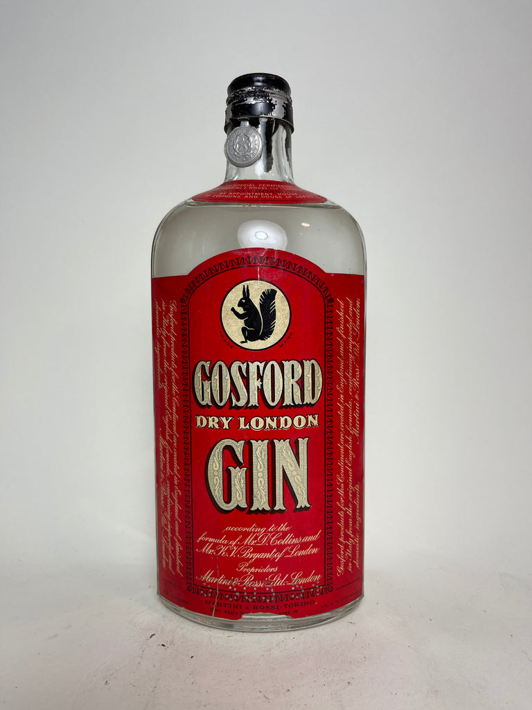 Martini & Rossi's Gosford Dry London Gin - 1949-59 (42%, 75cl)