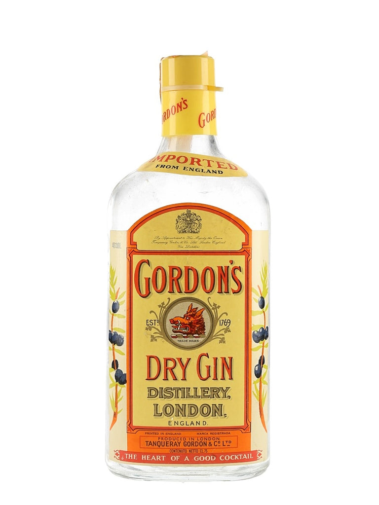 Gordon's London Dry Gin (Export) - 1970s (40, 75cl)