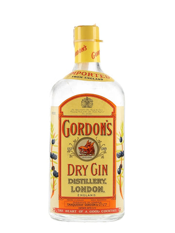 Gordon's London Dry Gin (Export) - 1970s (40, 75cl)
