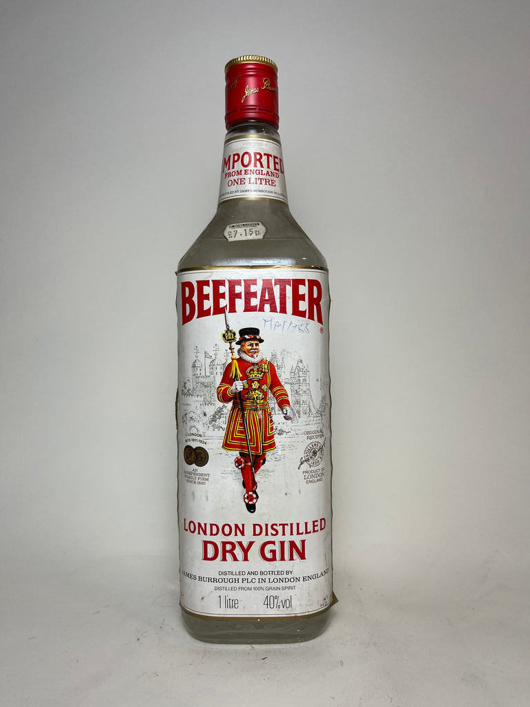 James Burrough's Beefeater London Dry Gin - 1980s (40%, 100cl)