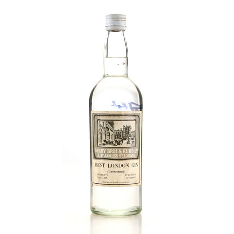 Berry Brothers & Rudd Berry's Best Unsweetened London Dry Gin - 1970s (40%, 75cl)
