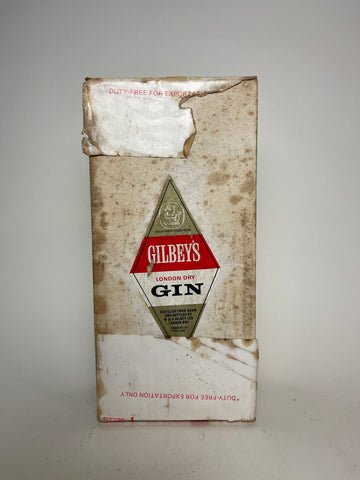 W. & A. Gilbey's London Dry Gin - 1960s (47.3%, 37.5cl)