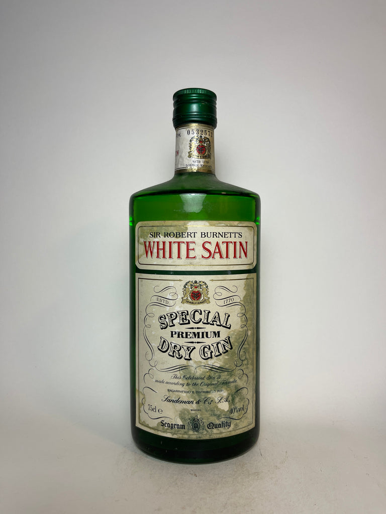 Sir Robert Burnett’s White Satin London Dry Gin - 1980s (40%, 75cl)