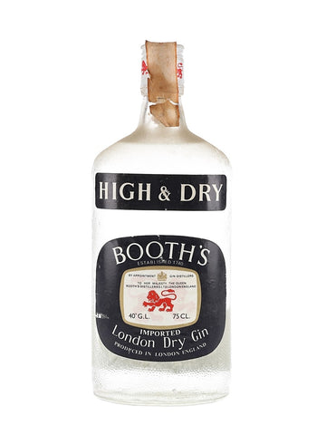Booth's High & Dry Imported London Dry Gin - 1970s (40%, 75cl)
