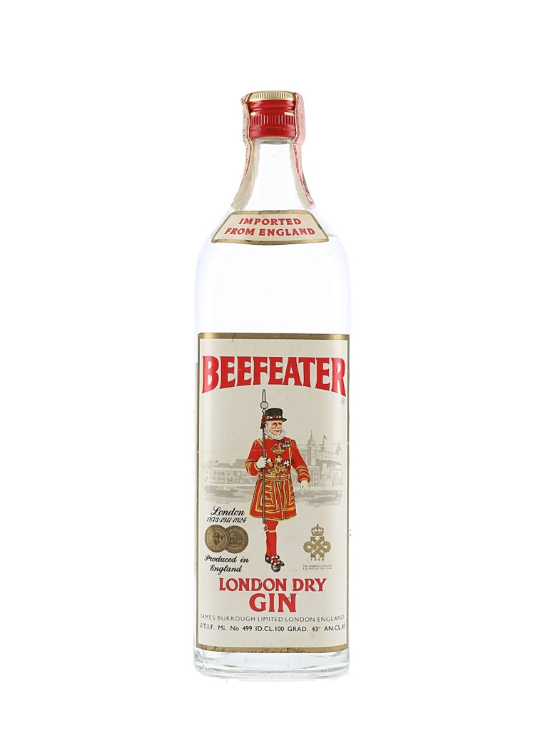 James Burrough's Beefeater London Distilled Dry Gin - c. 1966 (43%, 100cl)