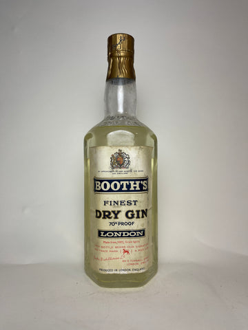 Booth's Finest Dry Gin - Dated 1961 (40%, 75cl)