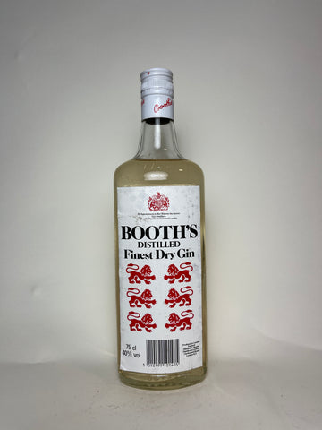 Booth's Finest London Dry Gin - 1980s (40%, 75cl)