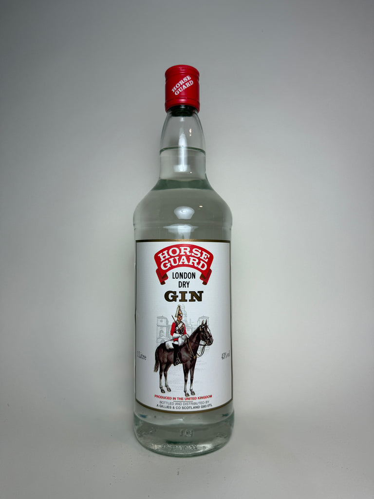 A. Gillies & Co.'s Horse Guard London Dry Gin - 1990s (43%, 100cl)