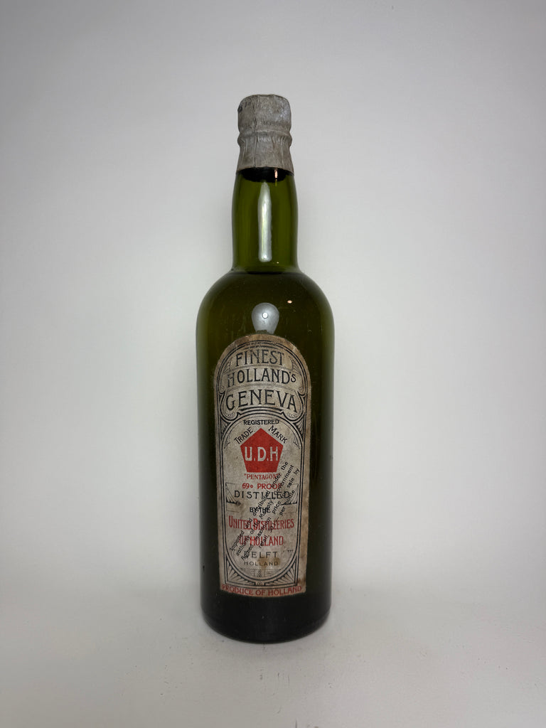 United Distilleries of Holland Finest Holland's Geneva - early 1940s (39.5%, 75cl)