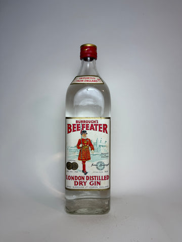 James Burrough's Beefeater London Distilled Dry Gin - 1960s (47%, 114cl)