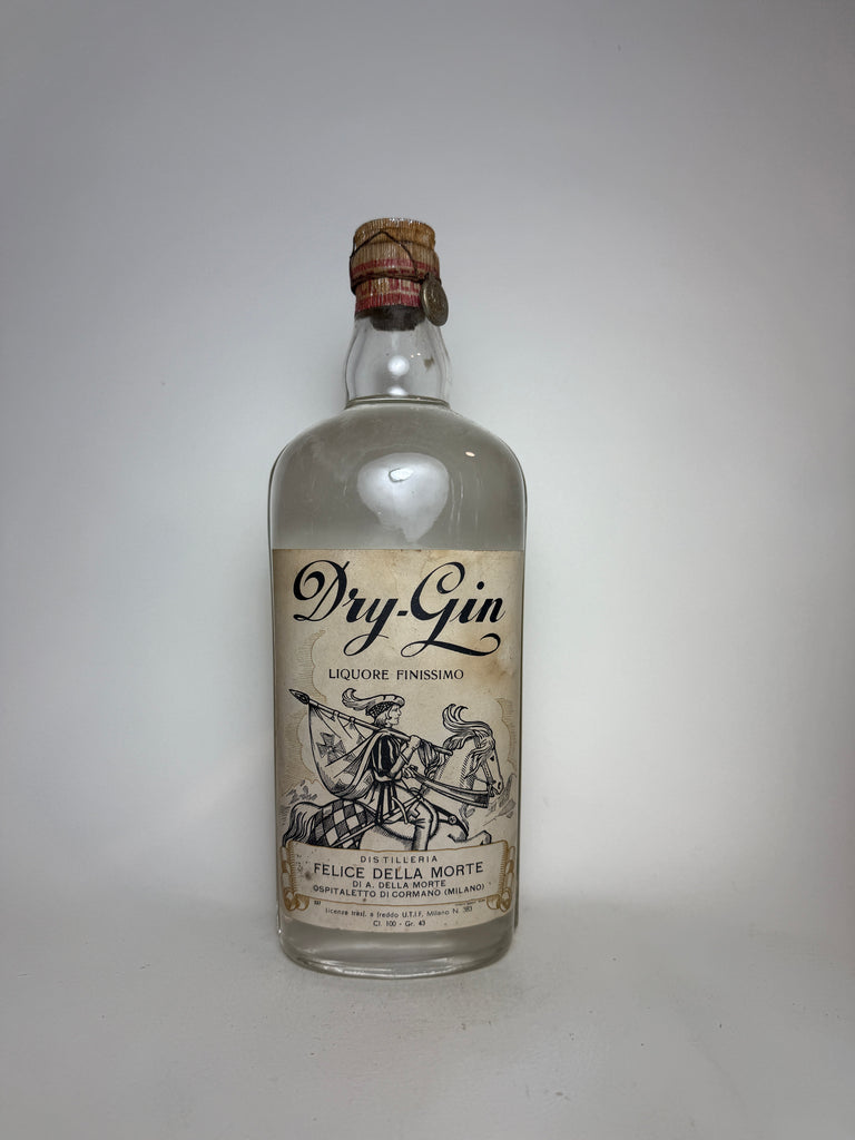 Felice della Morte Dry Gin - 1949-59 (43%, 100cl)