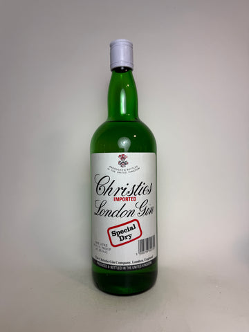 Christie's Special Dry London Gin - 1980s (47.2%, 100cl)