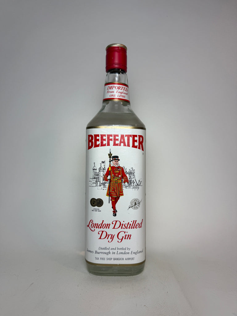 James Burrough's Beefeater London Dry Gin - c. 1985 (ABV Not stated, 100cl)