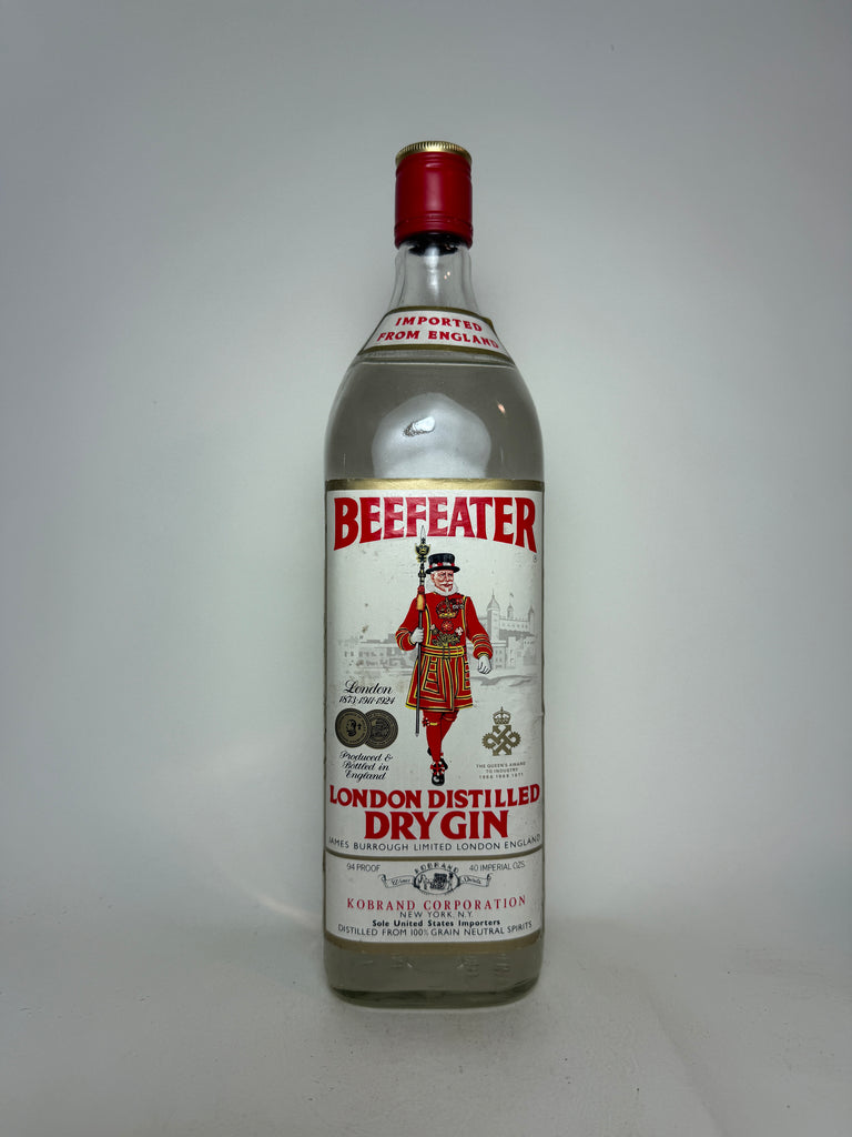 James Burrough's Beefeater London Distilled Dry Gin - c. 1971 (47%, 113.5 cl)