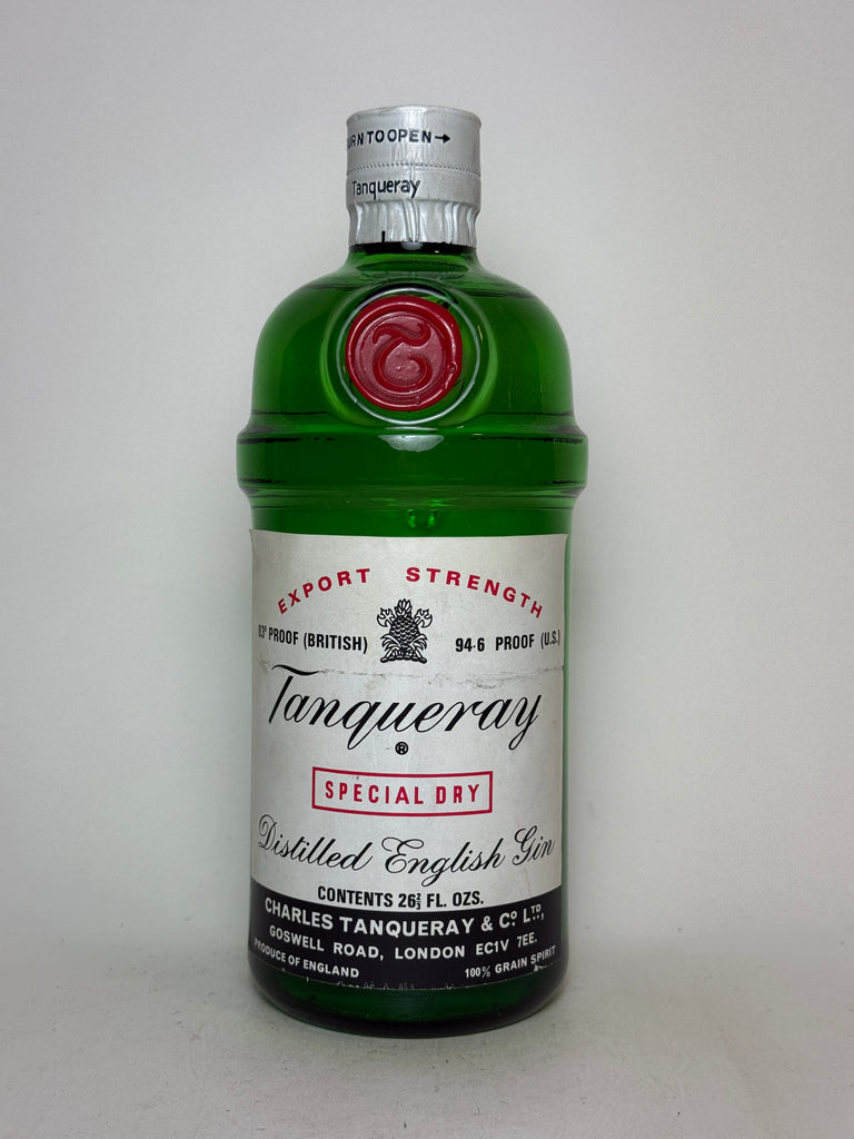 Charles Tanqueray Special Dry Distilled English Gin - 1960s (47.3%, 75cl)