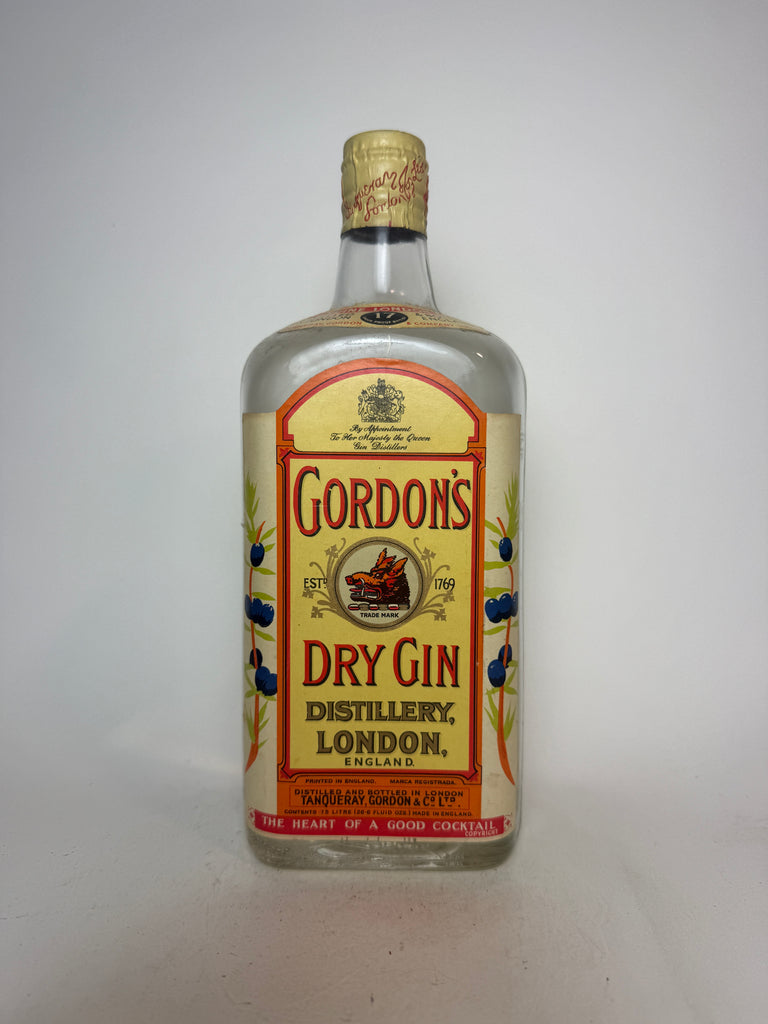 Gordon's London Dry Gin (Export) - 1950s (40%, 75cl)