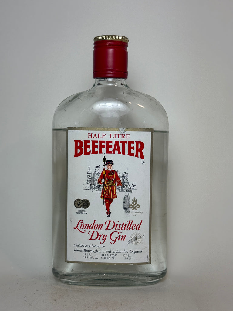 James Burrough's Beefeater London Dry Gin - c. 1976 (47%, 50cl)