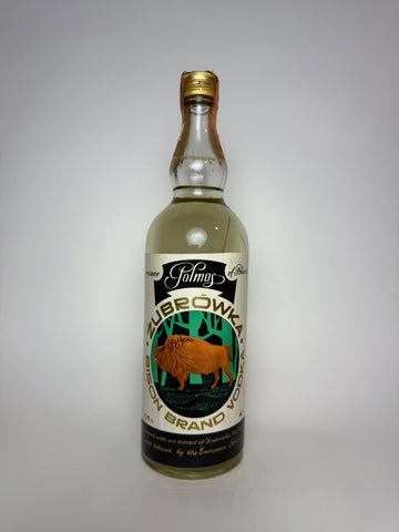 Polmos Żubrówka Bison Brand Vodka - 1960s (40%, 75cl)