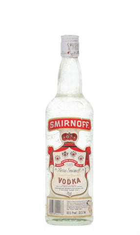Smirnoff Red Label Vodka - 1980s (37.5%, 75cl)