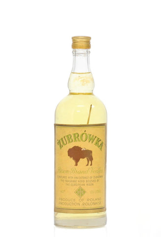 Panstwowy Monopol Spirytusowy Zubrówka Bison Brand Vodka - 1960s (40%, 50cl)