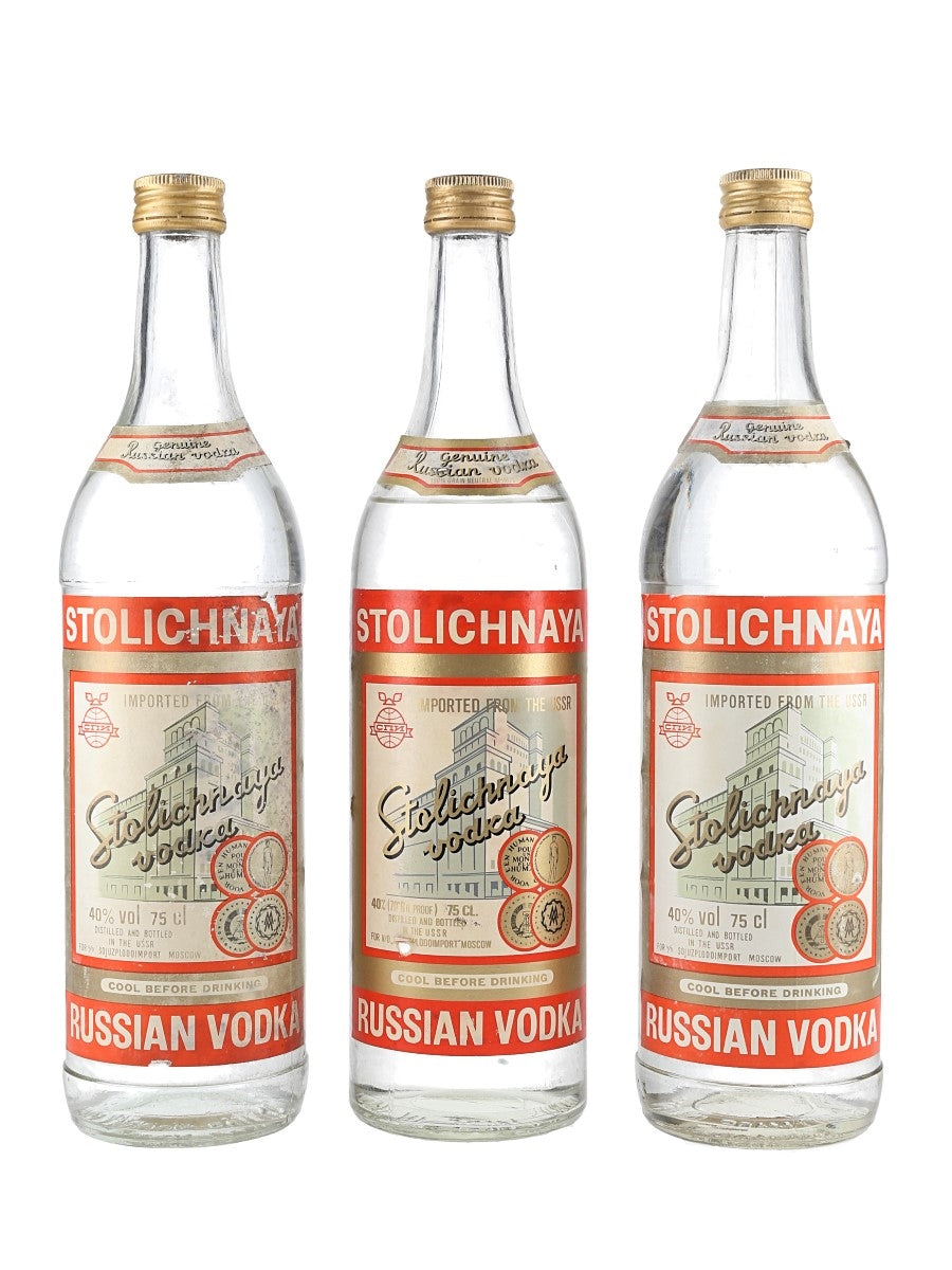 Stolichnaya Russian Vodka - 1980s (40%, 75cl) – Old Spirits