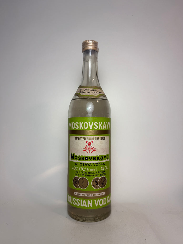 Moskovskaya Russian Vodka - 1970s (40%, 75cl)
