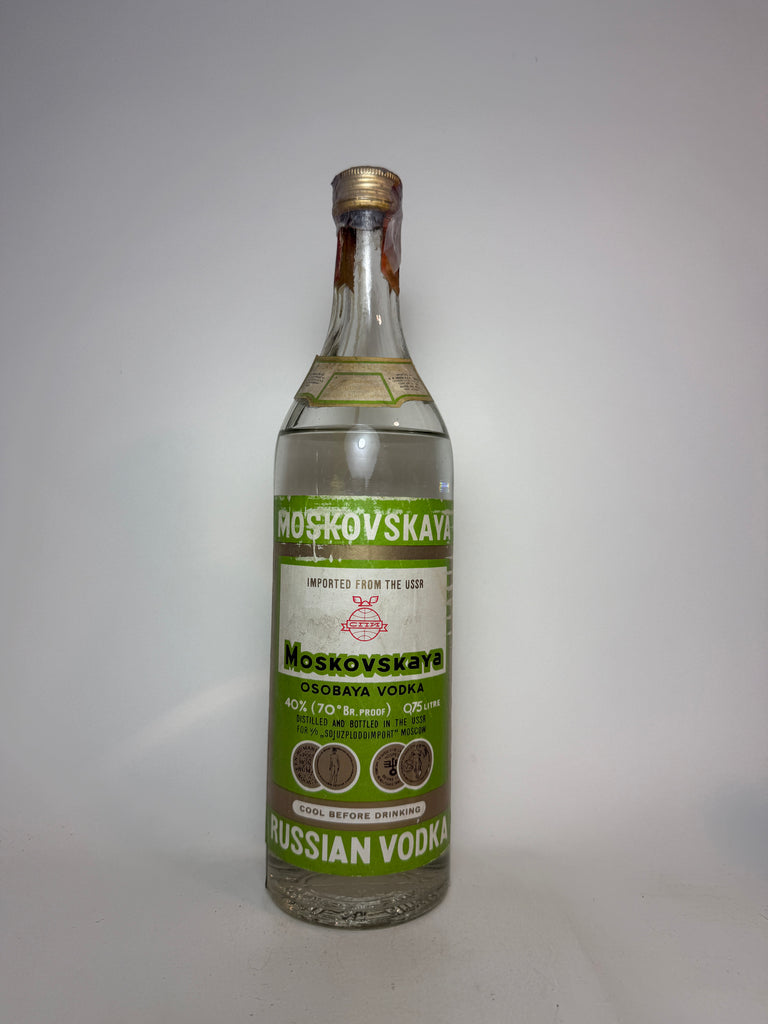 Moskovskaya Russian Vodka - 1970s (40%, 75cl)
