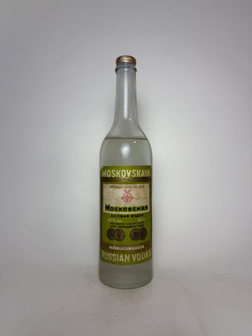 Moskovskaya Russian Vodka - 1960s (40%, 50cl)