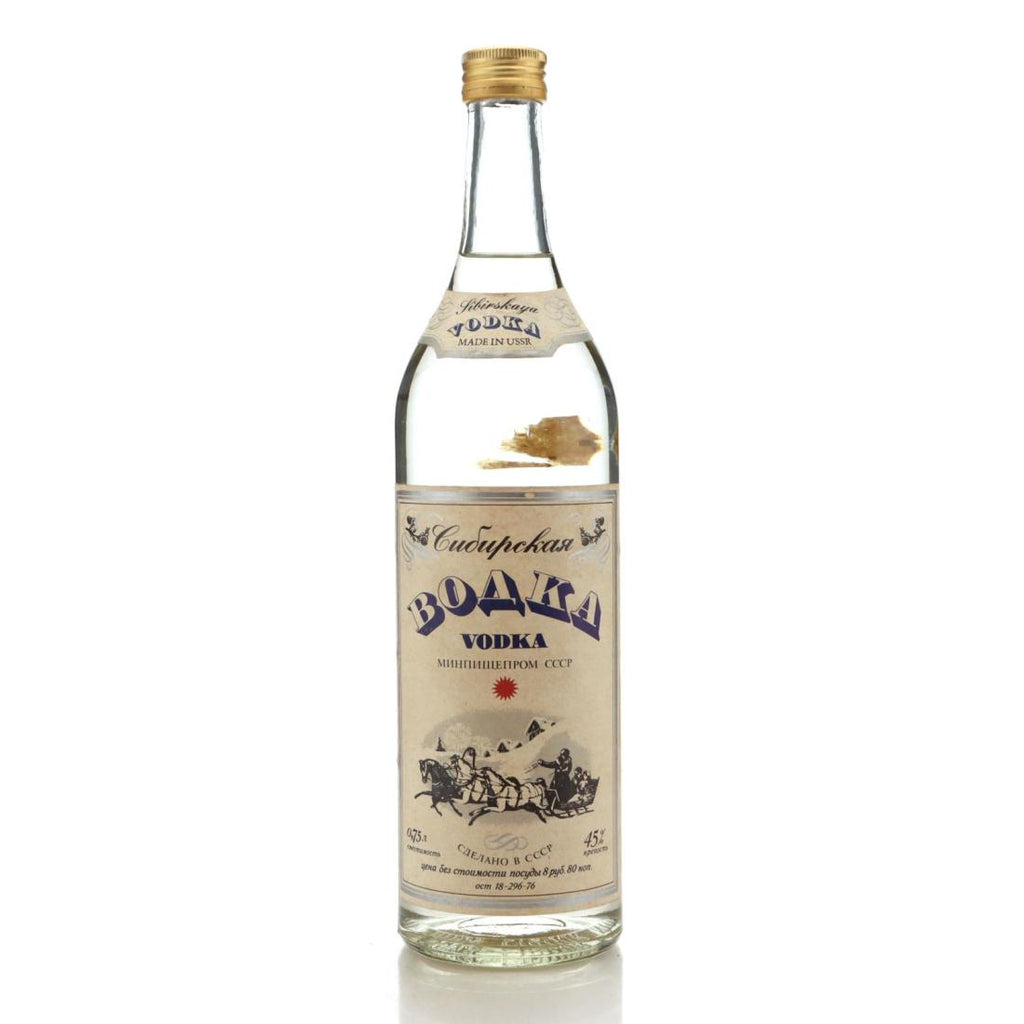Sibirskaya Soviet Vodka - 1970s (45%, 76cl)