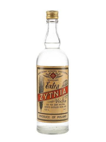 Polmos Zytnia Rye Vodka - 1970s (40%, 50cl)