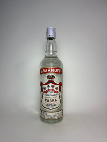 Smirnoff Red Label Vodka - 1970s (37.5%, 75cl)