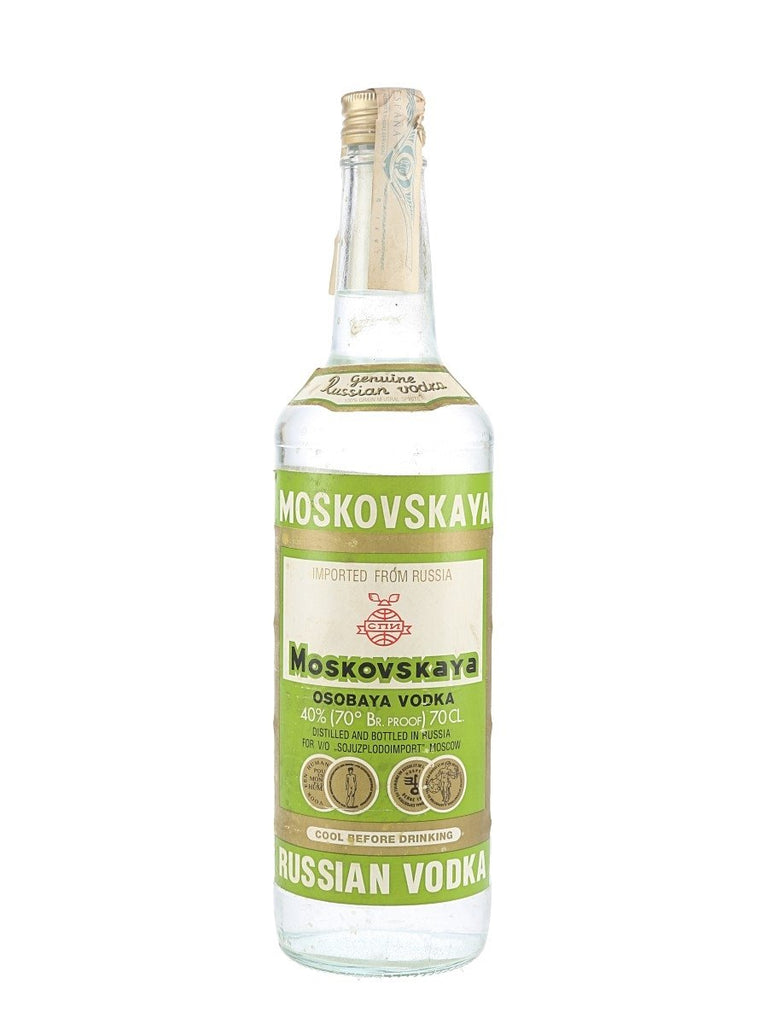 Moskovskaya Russian Vodka - post-1987 (40%, 70cl)