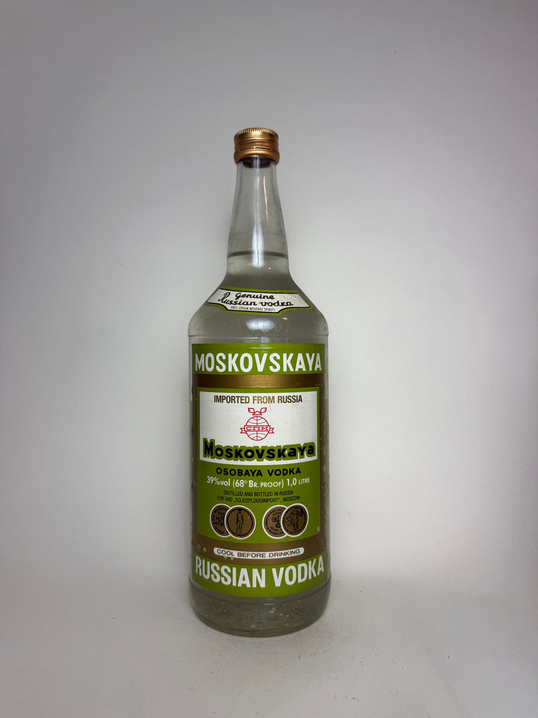 Moskovskaya Russian Vodka - post-1987 (39%, 100cl)