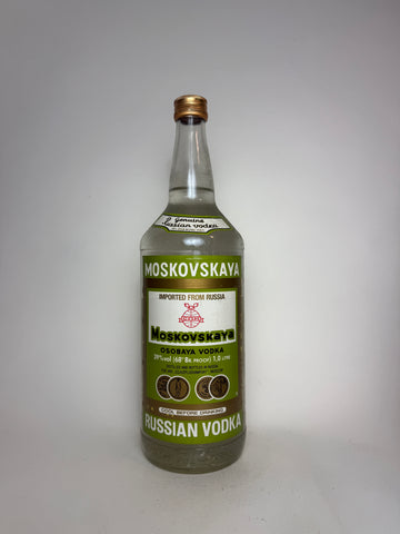 Moskovskaya Russian Vodka - post-1987 (39%, 100cl)