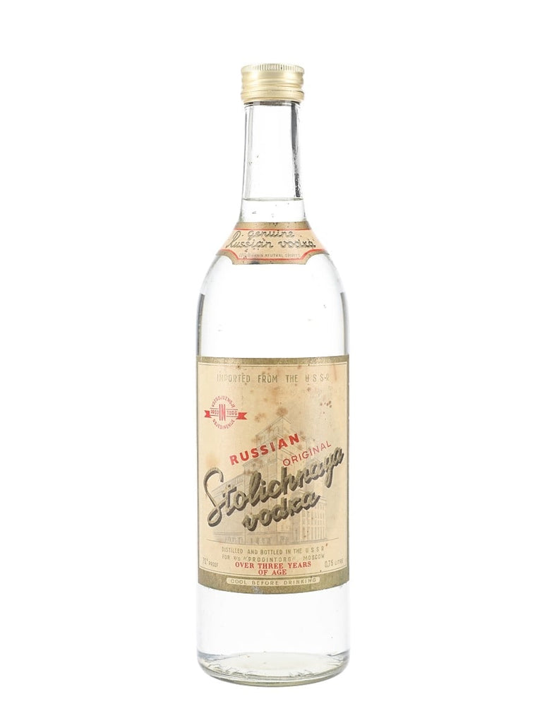 Stolichnaya 3YO Soviet Vodka - 1960s (40%, 76cl)