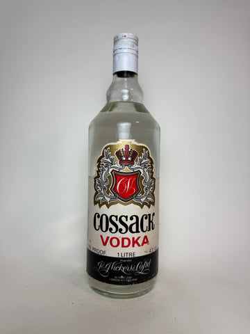 J. & J. Vickers’ Cossack Vodka - 1970s (43%, 100cl)