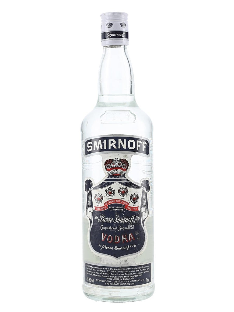 Smirnoff Blue Label Vodka - 1980s (45.8%, 75cl)