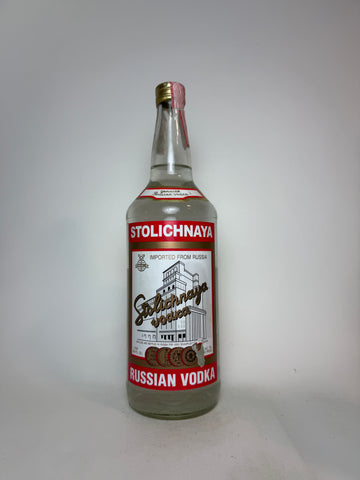 Stolichnaya Russian Vodka - 1990s (40%, 100cl)