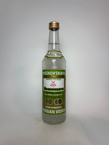 Moskovskaya Russian Vodka - post-1987 (40%, 50cl)