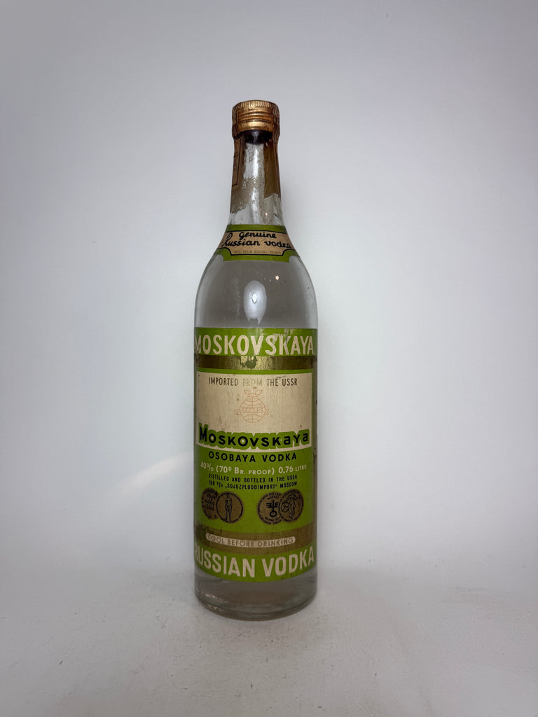 Moskovskaya Russian Vodka - 1970s (40%, 76cl)