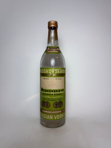 Moskovskaya Russian Vodka - 1970s (40%, 76cl)