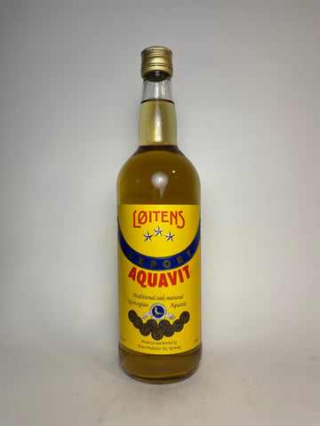 Arcus Loitens Norwegian 3* Export Aquavit - 1990s (40%, 100cl)