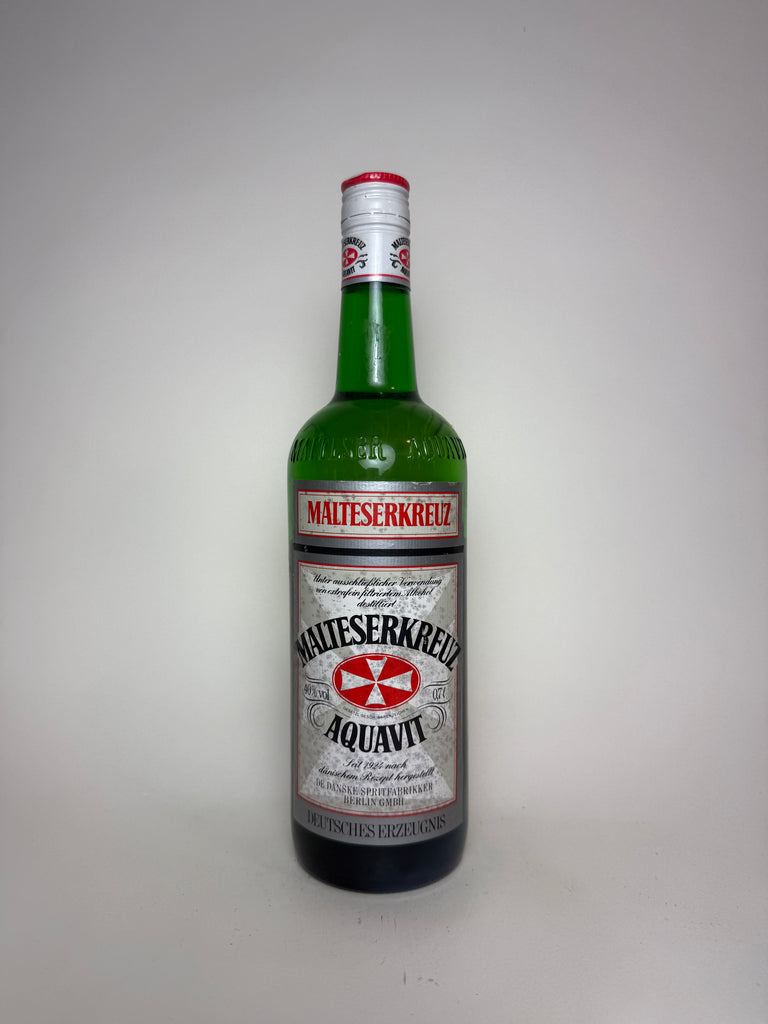 Malteserkreuz Aquavit - 1980s (40%, 70cl)