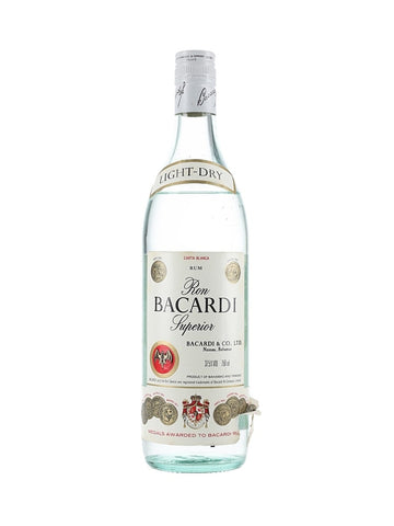 Bacardi Carta Blanca Rum - 1980s (37.5%, 75cl)
