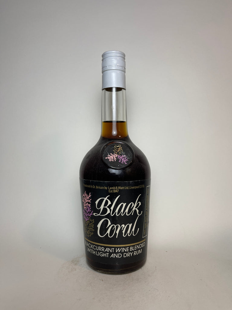 Lamb & Watt's Black Coral - 1970s (18%, 75cl)