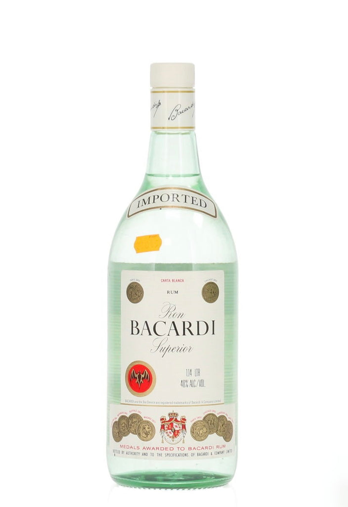 Bacardi Carta Blanca - 1980s (40%, 114cl)