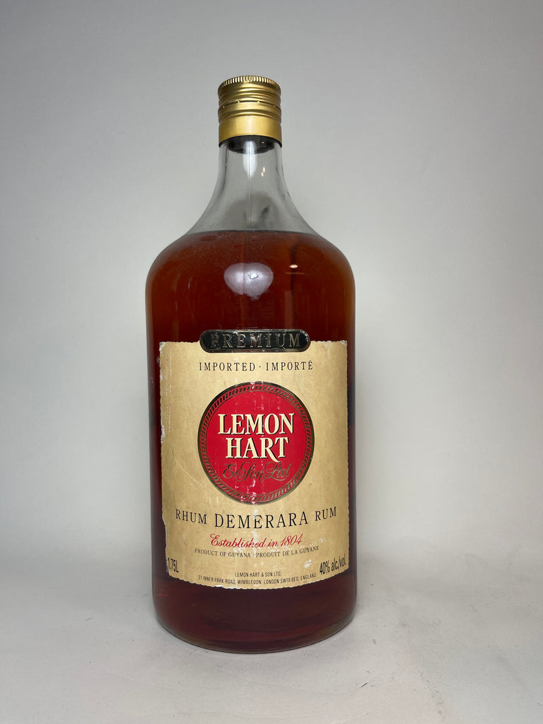 Lemon Hart Demerara Rum - 1990s (40%, 175cl)