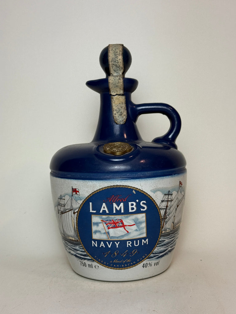 Alfred Lamb's Navy Rum Flagon - 1980s (40%, 75cl)