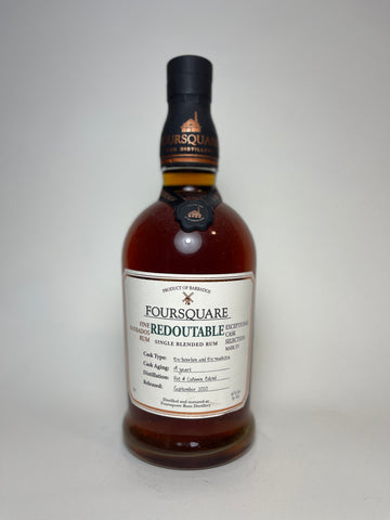 Foursquare Redoutable Exceptional Cask Selection Mark XV 14YO Fine Barbados Single Blended Rum - Distilled 2006 / Released 2020 (61%, 70cl)