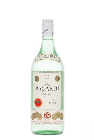 Bacardi Carta Blanca - 1980s (40%, 100cl)